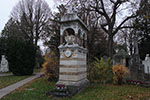 Wien 3D - Zentralfriedhof - Ehrengrab Carl Ritter von Ghega