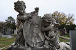 Wien 3D - Zentralfriedhof - Grabfigur Engel