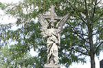 Wien 3D - Zentralfriedhof - Grabfigur Engel