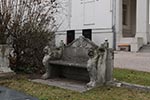 Wien 3D - Zentralfriedhof - Sitzbank